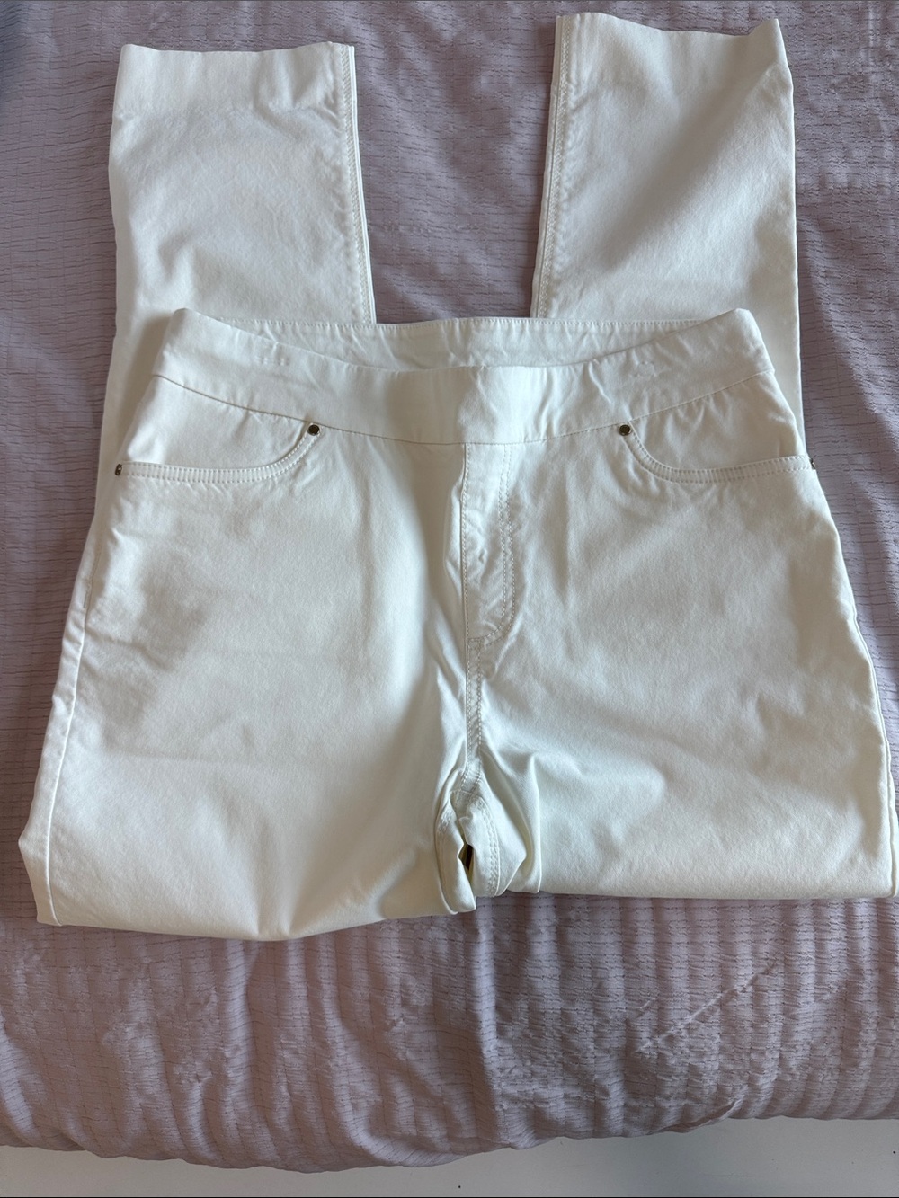 Chicoβs White Stretch Skinny Pants